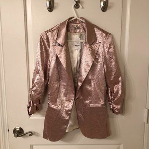 NWT Charlotte Russe Rose Gold Blazer - Medium